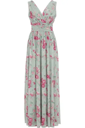 WE Fashion Dames maxi jurk met dessin