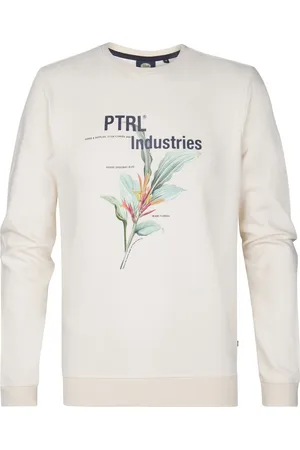 Petrol Industries Heren Logo-print Sweater Deepstone -