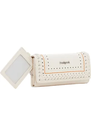 Desigual Portemonnee Trama Mariona Long Wallet Crème