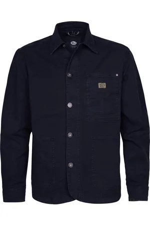 Petrol Industries Heren Utility Worker Jas Sandside - Blauw