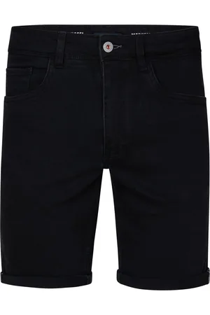 Petrol Industries Heren Bassano Denim Short Tropicana - Zwart
