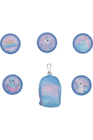 Beckmann Mini tas - Fairytale blue - inclusief 5 buttons - BE-107185A