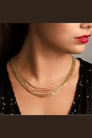 Glow Lengtecollier Venetiaan 0.9 mm 585
