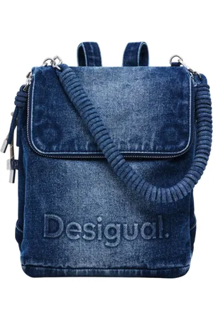 Desigual Vrije tijd rugzak Rugzak Logo Denim Backpack Blauw