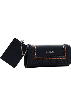 Desigual Portemonnee Trama Mariona Long Wallet Zwart
