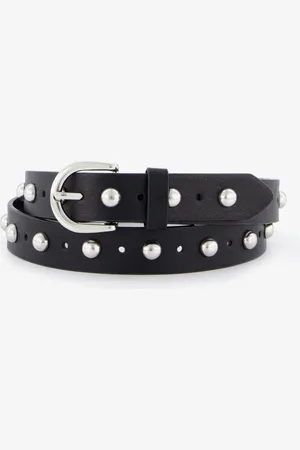 Scapino Dames riem met studs zilver