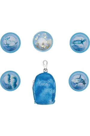 Beckmann Mini rugzak - Ocean Blue - inclusief 5 buttons - BE-107191A