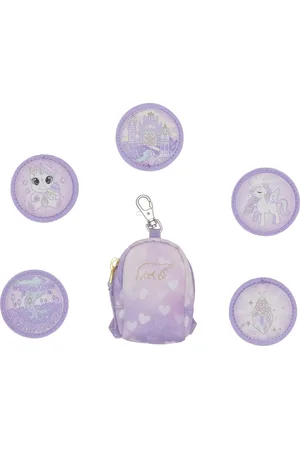 Beckmann Mini tas - Unicorn Princess Purple - inclusief 5 buttons - BE-107160A