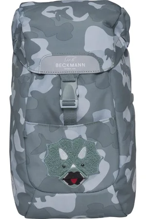 Beckmann Schooltas - Classic Mini - Dinosaur grijs - 12 liter - BE-428203A