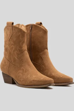 Buonarotti Dames Cowboylaarzen Kort - - Suedine