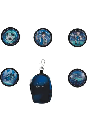 Beckmann Mini tas - Magic League black - inclusief 5 buttons - BE-107189A