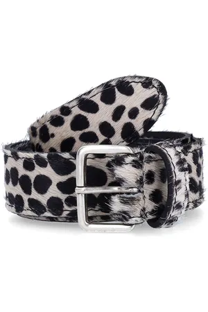 Manfield Dames - Cheetah riem met vacht
