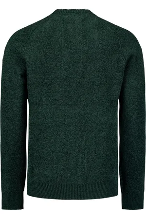 No Excess Sweater met ronde hals in tweekleurige chenille: Luxe en comfort gecombineerd