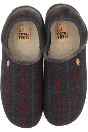 HOT POTATOES 67848 Sloffen Heren - Grey