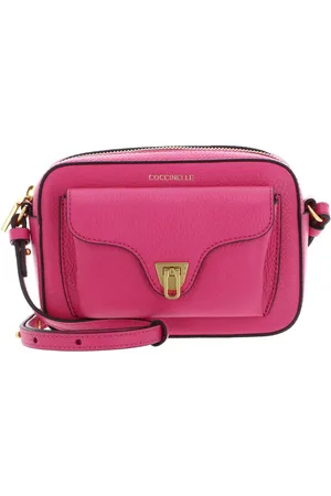 Coccinelle Leren Schoudertas Beat Soft Crossbody Bag Roze