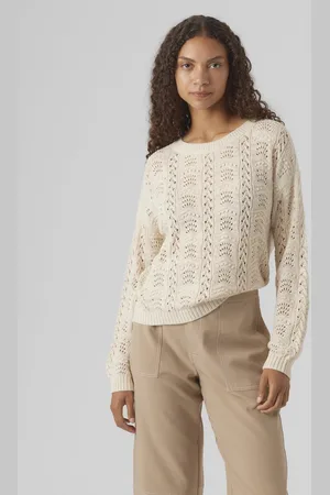 VERO MODA VMARLET LS O-NECK SHORT PULLOVER BOO - Dames - Gebreide truien