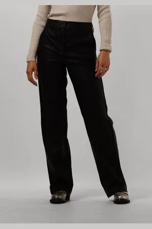 Minus Tasja Mid Waist Pu Pant Broeken Dames -
