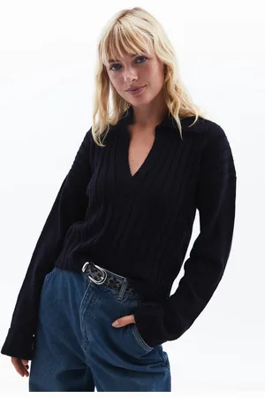 OXXO Pullover mit Polokragen Größe M Dark Navy