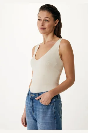 Mexx Top Regular Fit White Dames