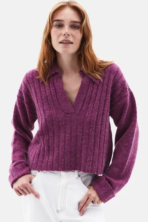 OXXO Pullover mit Polokragen Größe L Hollyhock