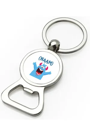 Akyol Blauwe monster flesopener - Monster - kinderen - leuk cadeau voor mijn kind - verjaardagscadeau - kado - gift - vriendelijke monster - 9 bij 3 cm