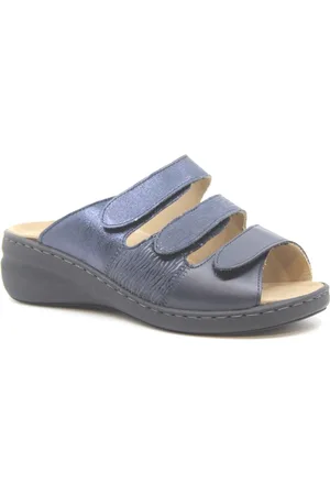Solidus Spezial Blauwe Slipper H-leest