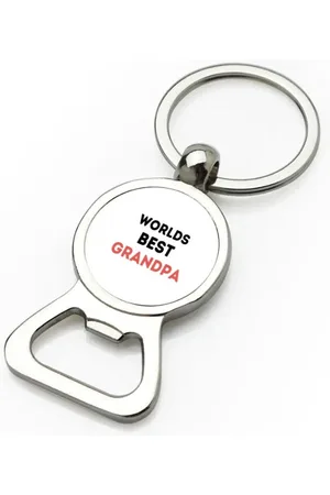Akyol Worlds best grandpa flesopener - Opa - de beste opa - verjaardag - verjaardagscadeau - cadeau - beste kinderen - cadeautje voor opa - opa artikelen - kado - geschenk - gift - 9 bij 3 cm