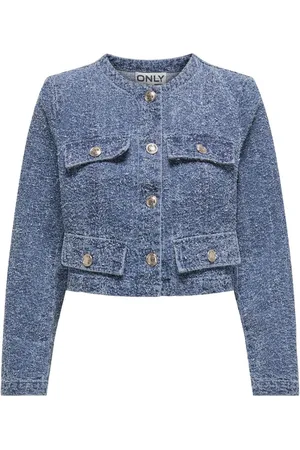 ONLY ONLAMAYA LS DNM JACKET QYT Dames Jas