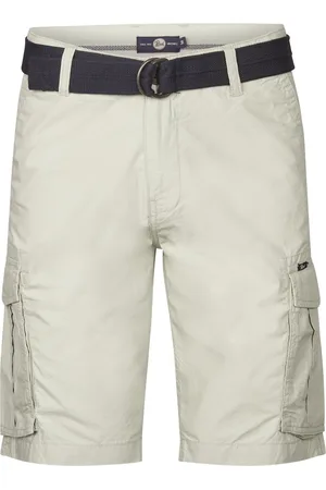 Petrol Industries Heren Cargo Short met Riem Azure - Groen
