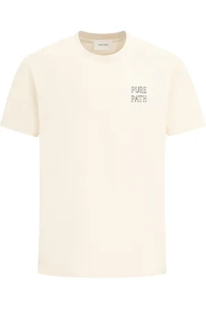 Pure Path T-shirt Loose Fit Crewneck Ss Tshirts 25010111 Mannen