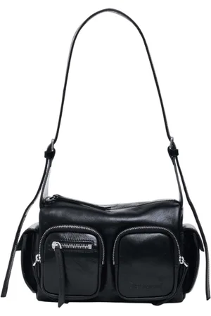 Desigual Leren Schoudertas Habana Multipocket Mini Bag Zwart
