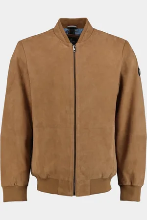 Donders Lederen jack Varcity Suède Lumber Jacket 52439.3/310