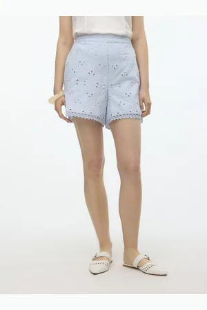 VERO MODA VMIRINA HW SHORTS WVN BTQ GA - Dames - Bermuda shorts