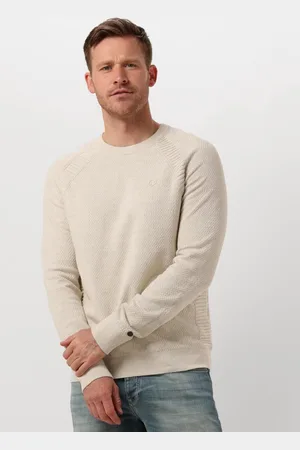Cast Iron Crewneck Cotton Heather Plated Blend Truien & Vesten Heren - Sweater - Hoodie - Vest-