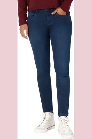 Timezone Dames Jeans Broeken TIGHT SANYATZ skinny Fit Blauw 30W / 32L Volwassenen