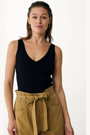 Mexx Top Regular Fit Knit Black Dames