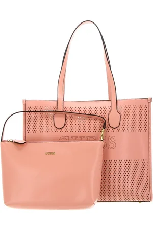 Guess Schoudertas Katey Perf Tote Zalmroze