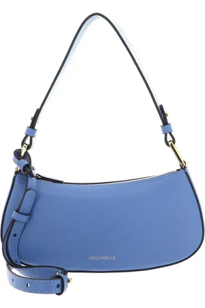 Coccinelle Leren Schoudertas Avondtas Merveille Mini Bag Blauw