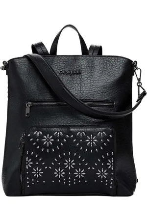 Desigual Vrije tijd rugzak Rugzak Metal Dandelion Preto Backpack Zwart