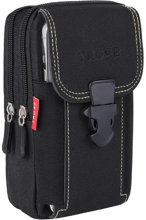 Merkloos Titel: Tactische Molle heuptas met mobiele telefoonholster voor heren - Zwart