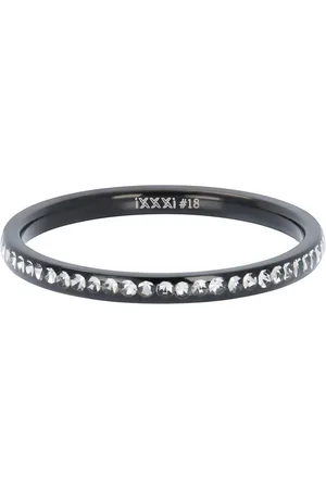 Ixxxi Invulring Zirkonia Crystal R02501 Goud, Zilver, Rosé of (2MM)