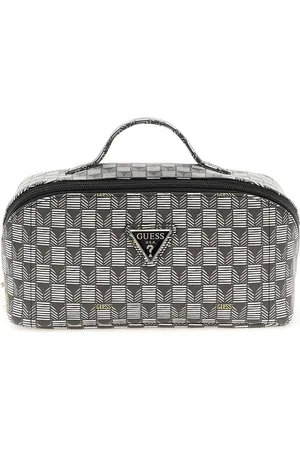 Guess Toilettas G Wave Large Cosmetic Travel Bag Zwart