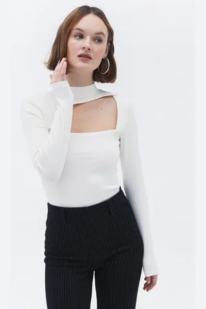 OXXO High Neck Tshirt with Long Sleeves Größe S Ice Milk