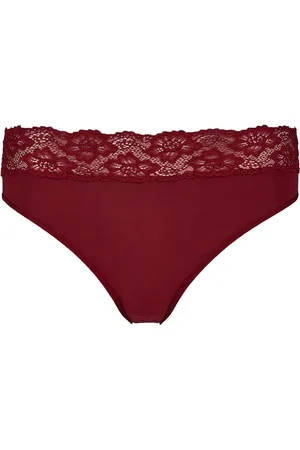 Nina Von C. Kanten modal heupslip dames - Midi kanten onderbroek - Dames ondergoed - 42