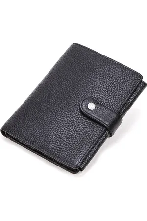 Contacts Leren luxe paspoorthoes - portefeuille heren - mannen cadeautjes cadeau voor man - portemonnee heren pasjes houder - Top kwaliteit Leer