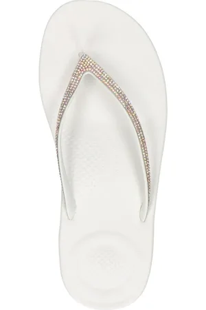 FitFlop TM Vrouwen Slippers Iqushion sparkle - Urban White