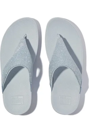 FitFlop Lulu Shimmer Lux dames slipper - Licht
