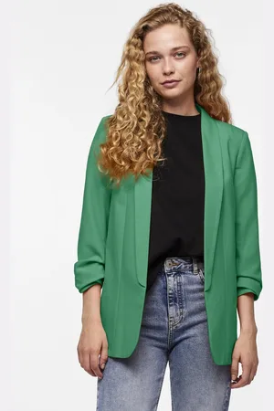 Pieces® Blazer Pcbosella 3/4 Blazer Noos Bc 17090996 Simply Green Dames