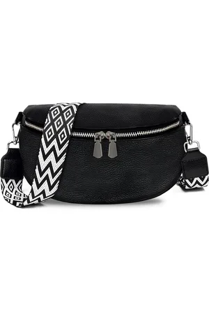 TAN.TOMI Dames Schoudertas – Leren Schoudertas - Trendy & Compact Crossbody Tas – Kleine Damestas met Ritssluiting & Verstelbare Bag Strap