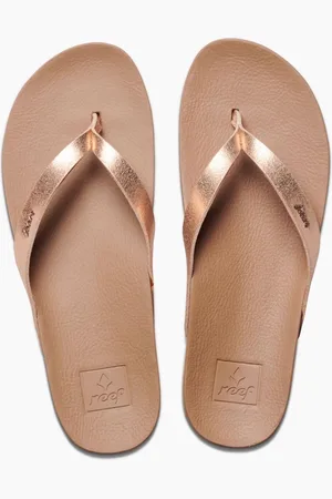 Reef Cushion Courtrose Gold Dames Slippers -